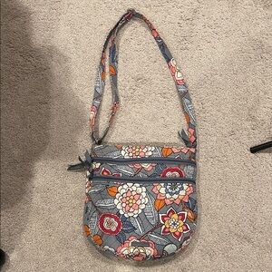 Floral Patterned Crossbody Bag